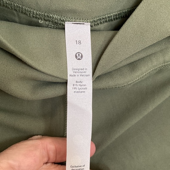 Lululemon Align HR Pant 28” in Green Twill - Picture 6 of 8